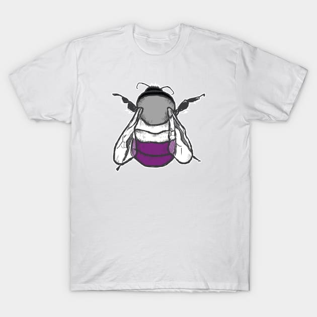 Asexual Bee T-Shirt by theartfulscientist